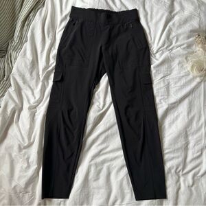 Athleta Black Cargo Ankle Pant